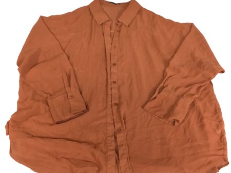 Tunic Long Sleeve By Fashion Nova In Orange, Size: 3x Fashion