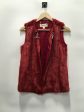 Vest Faux Fur & Sherpa By Michael Kors In Red, Size: Xs Sale