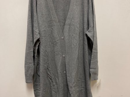 Cardigan By Woman Within In Grey, Size: 3x Online Sale