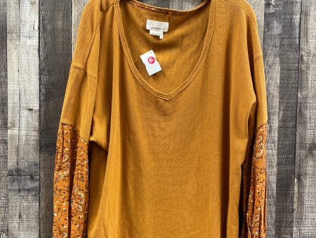 Top Long Sleeve By Anthropologie In Multi-colored, Size: L Discount