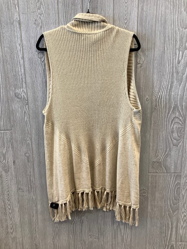 Vest Sweater By Style And Company In Tan, Size: Xxl Supply