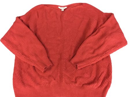 Sweater By Terra & Sky In Red, Size: 1x For Cheap