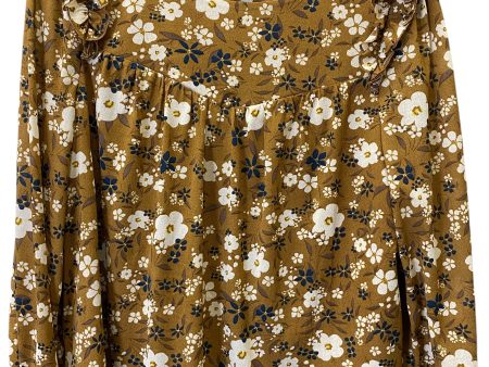 Top Long Sleeve By Ann Taylor In Floral Print, Size: L Discount