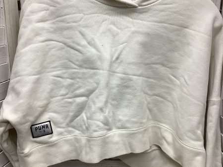 Sweatshirt Hoodie By Puma In White, Size: Xl on Sale