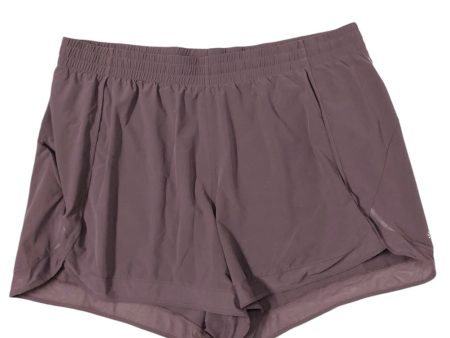 Athletic Shorts By Athleta In Purple, Size: 2x Hot on Sale