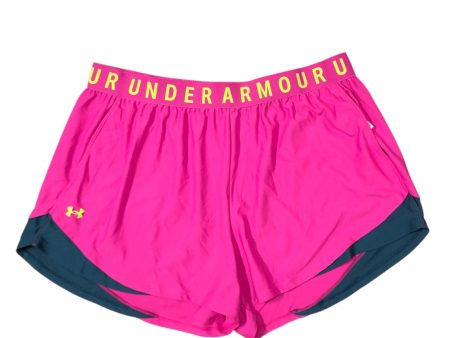 Athletic Shorts By Under Armour In Pink, Size: 3x Online Hot Sale