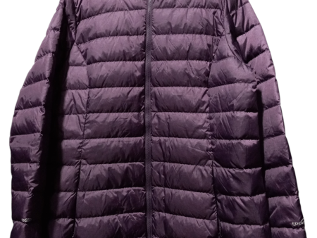 Jacket Puffer & Quilted By Eddie Bauer In Purple, Size: 2x Online now