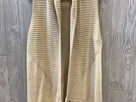 Vest Sweater By Style And Company In Tan, Size: Xxl Supply