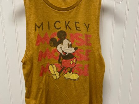 Top Sleeveless Basic By Disney Store In Yellow, Size: S Cheap