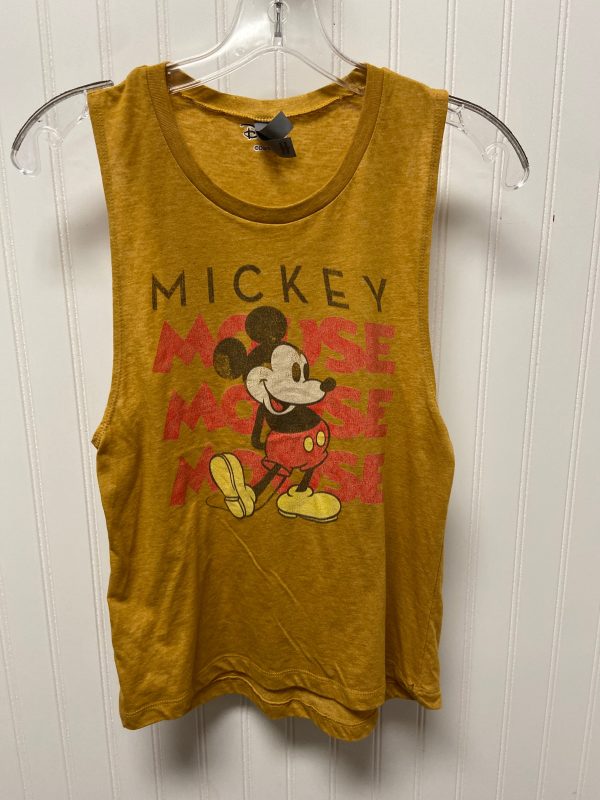 Top Sleeveless Basic By Disney Store In Yellow, Size: S Cheap