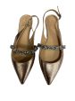 Shoes Flats By Badgley Mischka In Gold, Size: 8 For Sale