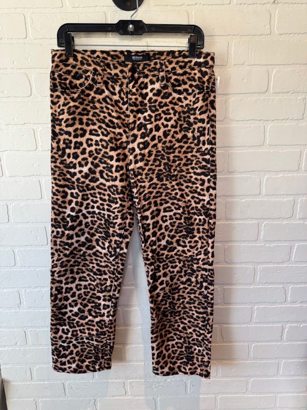 Jeans Straight By Hudson In Animal Print, Size: 8 Online Sale