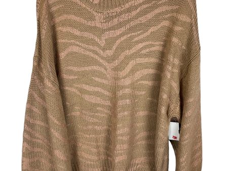 Sweater By Clothes Mentor In Brown, Size: M For Discount