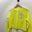 Athletic Top Long Sleeve Collar By Clothes Mentor In Yellow, Size: S Online Hot Sale