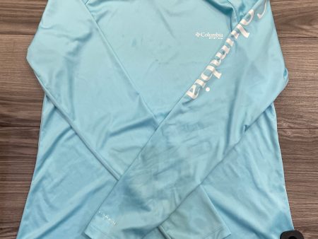 Athletic Top Long Sleeve Crewneck By Columbia In Blue, Size: S For Sale