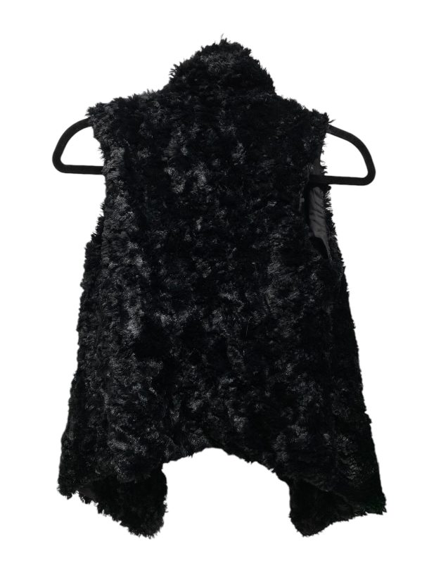 Vest Faux Fur & Sherpa By Me Jane In Black, Size: Xs Cheap