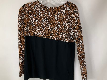 Athletic Top Long Sleeve Crewneck By Lilly Pulitzer In Animal Print, Size: Xxs Fashion