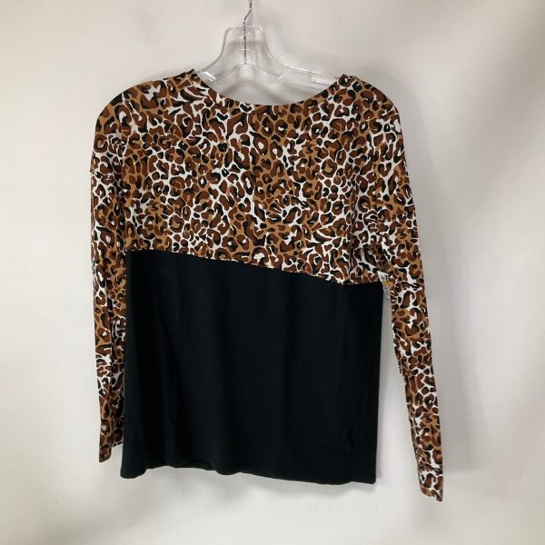 Athletic Top Long Sleeve Crewneck By Lilly Pulitzer In Animal Print, Size: Xxs Fashion