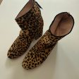 Boots Ankle Heels By J Crew In Animal Print, Size: 8 Hot on Sale