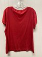 Athletic Top Short Sleeve By Clothes Mentor In Red, Size: Xl Online Sale