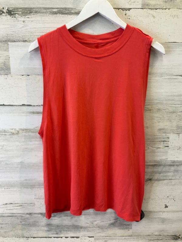 Athletic Tank Top By Lululemon In Orange, Size: 10 Online Hot Sale