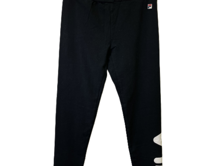 Athletic Leggings By Fila In Black, Size: M Online Hot Sale