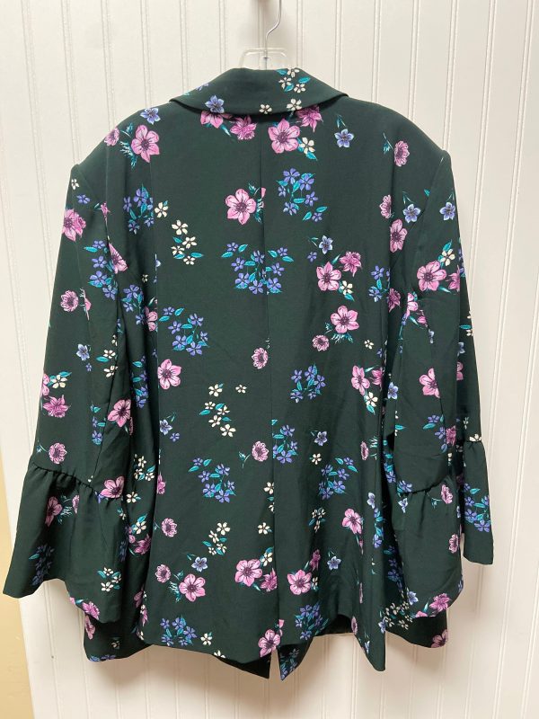 Blazer By Lane Bryant In Green, Size: 3x Online Hot Sale