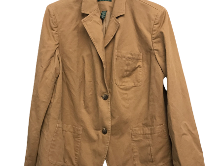 Blazer By Lauren By Ralph Lauren In Tan, Size: 2x Fashion