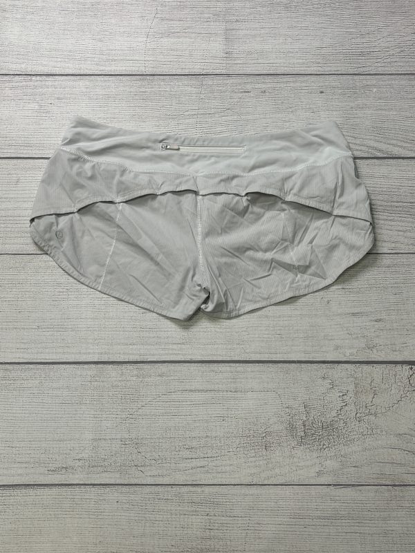 Athletic Shorts By Lululemon In White, Size: 12 Sale