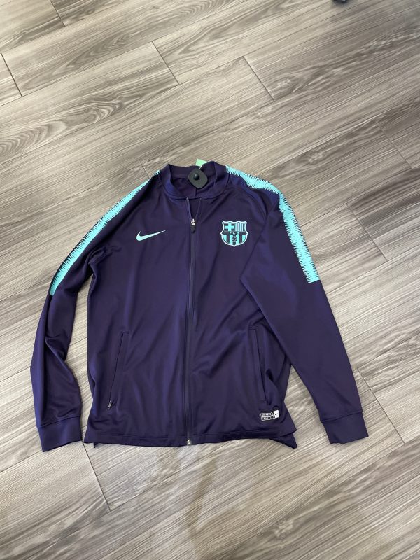 Athletic Jacket By Nike Apparel In Purple, Size: M Online Hot Sale