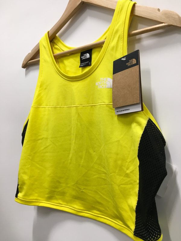 Athletic Tank Top By North Face In Yellow, Size: Xl Online Hot Sale