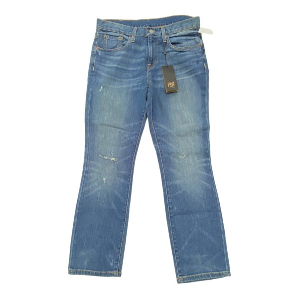 Jeans Straight By Frye In Blue Denim, Size: 6 Online Hot Sale