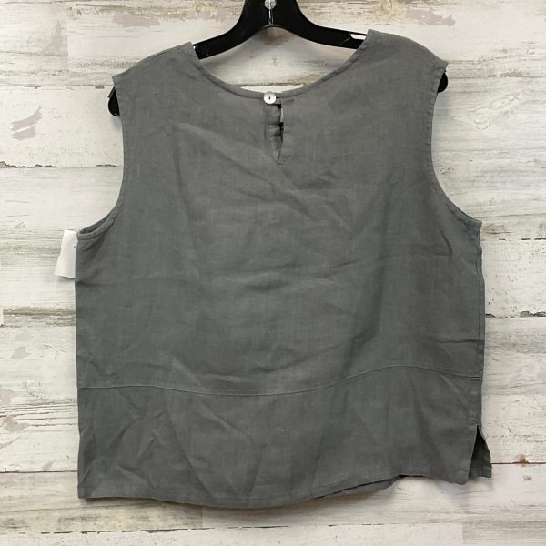 Top Sleeveless By Bryn Walker In Grey, Size: M Fashion