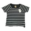 Top Short Sleeve By Chaser In Striped Pattern, Size: M Fashion