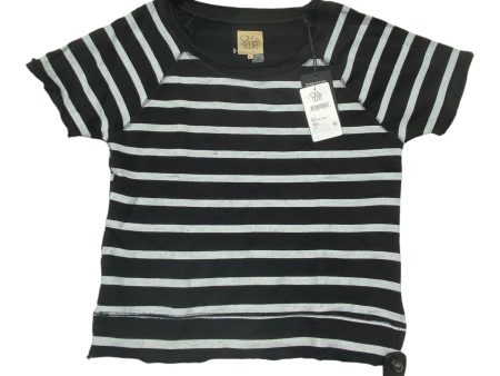 Top Short Sleeve By Chaser In Striped Pattern, Size: M Fashion