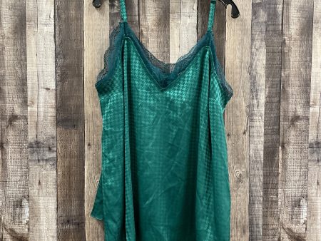 Blouse Sleeveless By Torrid In Green, Size: 2x Hot on Sale