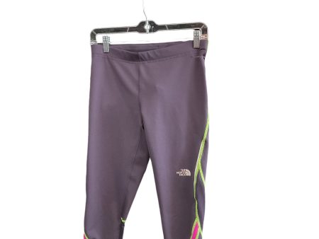 Athletic Leggings Capris By The North Face In Purple, Size: M Cheap