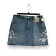 Skirt Mini & Short By Clothes Mentor In Blue Denim, Size: 10 Online now