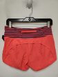 Athletic Shorts By Lululemon In Coral, Size: 4 For Cheap