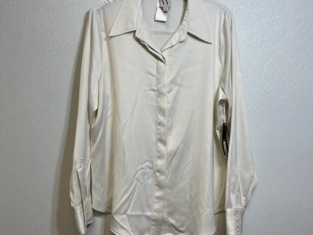 Blouse Long Sleeve By Worthington O In Off White, Size: Xl Supply