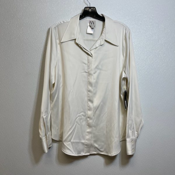 Blouse Long Sleeve By Worthington O In Off White, Size: Xl Supply