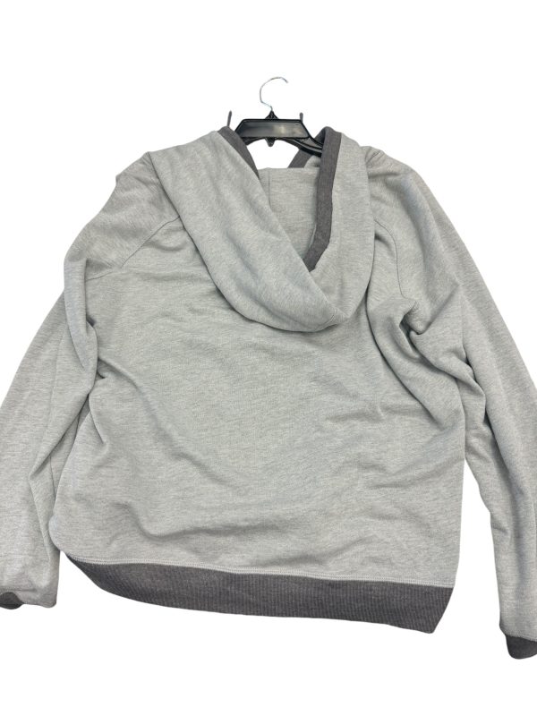 Sweatshirt Hoodie By Champion In Grey, Size: 2x Cheap