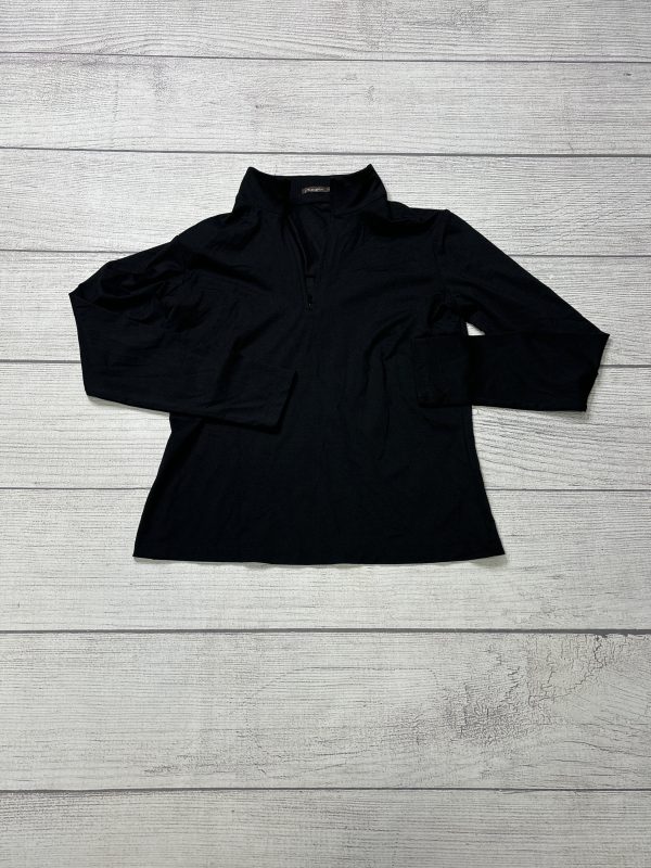 Athletic Top Long Sleeve Collar By J Mclaughlin In Black, Size: S Online