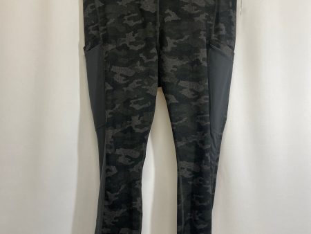 Athletic Leggings By Fabletics In Camouflage Print, Size: L Sale