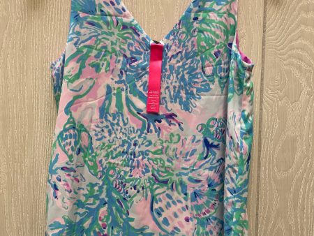 Blouse Designer By Lilly Pulitzer In Blue & Purple, Size:Xs Cheap