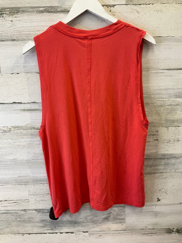 Athletic Tank Top By Lululemon In Orange, Size: 10 Online Hot Sale