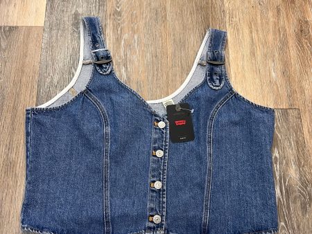 Vest Other By Levis In Blue Denim, Size: XXL Supply