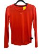 Athletic Top Long Sleeve Crewneck By Nike Apparel In Red, Size: Xs Online