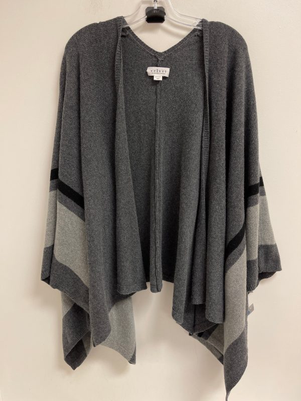 Sweater Cardigan By Velvet In Grey, Size: S For Sale