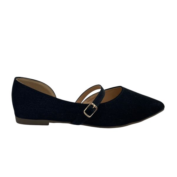 Shoes Flats By Clothes Mentor In Black, Size:6.5 Discount